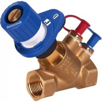 Клапан запорно-балансировочный HONEYWELL V5032Y0015B с измерительными ниппелями SafeCon(R) DN15 PN16