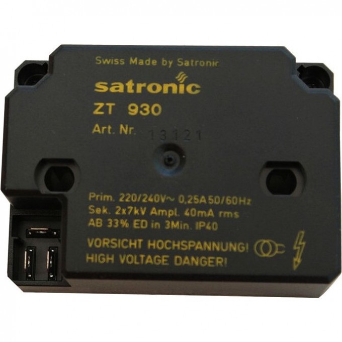 Трансформатор розжига ZT 930, 13124 HONEYWELL HL-0823