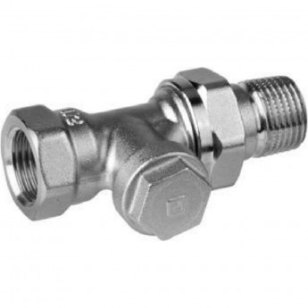 Вентиль для радиатора HONEYWELL HOME V2420D0015 1/2 прямой, нижний, никелированная бронза, конус, Kvs 1.45